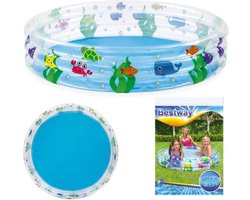 Bestway Kinderzwembad Ocean Life 152 x 30 cm - Opblaasbaarzwembad