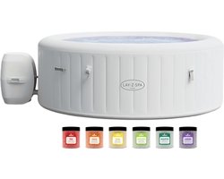 Bestway Lay-Z-Spa Paris AirJet LED verlichting + Aquatural Set Aroma Crystals 6 x 350 gram