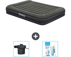 Bestway luchtbed - 2-Persoons - 152 x 203 x 36 cm - Groen - Inclusief Pomp en Reparatieset