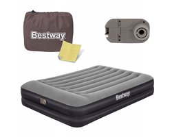Bestway Luchtbed Dubbel 203x152x46cm met Ingebouwde Pomp