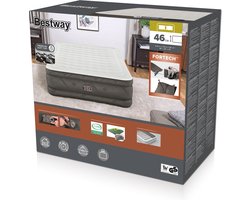 Bestway Luchtbed Fortech met ingebouwde pomp 203x152x46 cm