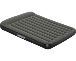 Bestway Luchtbed - Grijs - 2 Personen - PVC/Polyester - Ingebouwde Pomp - Tritech™ Materiaal - I-Beam Constructie - Ingebouwd Kussen