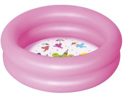 Bestway Opblaas zwembad - peuter / baby badje - roze - D60 cm - kinderbadje