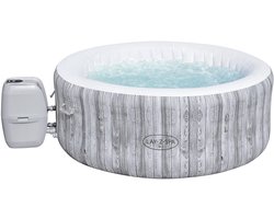BestWay - Opblaasbare Jacuzzi voor 5 a 6 Volwassenen - Luxe Spa 2026 - Verwarmde Hottub met Bubbels - Bubbelbad - met Bedieningspaneel, Afdekzeil, Schoonmaakfilters, Opblaasslang, Verlichting en Ingebouwde Pomp - Jacuzzi - Welness - Spa - Zwembad