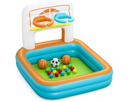 Bestway Opblaasbare Kinderzwembad Spelletjes met Ballen 120x107x84 cm +2 Jaar 52728