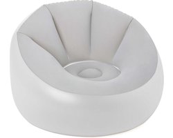 Bestway - opblaasbare stoel - met verlichting - 102x97x71 cm - grijs