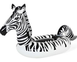 Bestway Opblaasbare Zebra 254x142 cm met handgrepen en led-verlichting op batterijen
