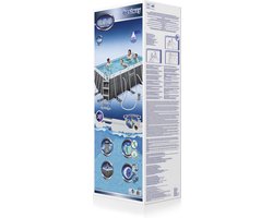 Bestway Power Steel zwembad - 412 x 201 x 122 cm (Rotan)