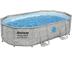 Bestway - Power - Steel - Zwembadset - 488x305x107 - cm