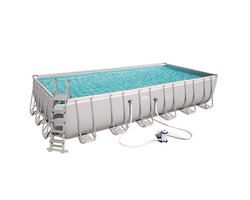 Bestway Power Steel Zwembadset rechthoekig 732x366x132 cm 56474