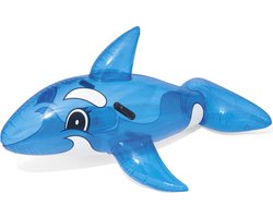 Bestway - Ride-on Walvis - Stevige handgrepen - Walvisprint, vin en flipper - inclusief reparatie patch