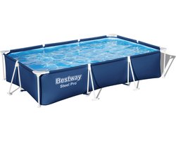 Bestway Steel Pro Zwembad Rechthoekig - 300x201x66 cm - Duurzaam & Lekbestendig