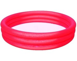 Bestway -  Zwembad - 152 x 30 cm - Opblaas - 3 ringen - 282 liter  - Rood - Zwembad - Rond