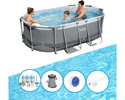 Bestway Zwembad Power Steel - Zwembadset - 305x200x84 cm