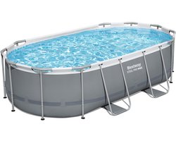 Bestway Zwembadset Power Steel ovaal 427x250x100 cm 56620