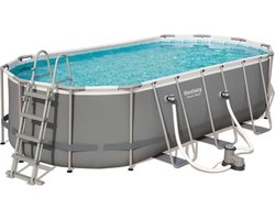 Bestway Zwembadset Power Steel ovaal 549x274x122 cm 56710