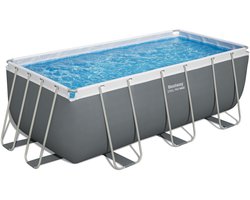 Bestway - Zwembadset - Power - Steel - rechthoekig - 412x201x122 - cm