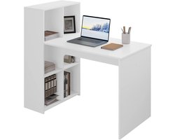 Betaalbare Goederen® Bureau - Wit - bureau Organizer - Elektrisch Bureau - Verstelbaar - Thuiskantoor - Studeren