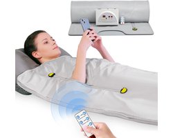 Betaalbare Goederen® Professionele Infrarood Sauna Deken - 180X80 Cm - Infrarood mat - Afslankende Rits - Warmtedeken - Saunadeken Voor Gewichtsverlies