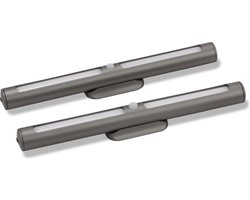Beter Bed Basic Set uitstapverlichting - 23 x 3 cm - grijs