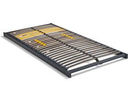 Beter Bed Bossflex 400 Lattenbodem 80 x 210 cm - Bedbodem - Vlak - Max. 120kg - Antraciet/Geel