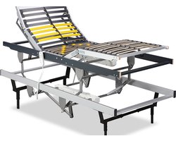 Beter Bed Bossflex 450 Lattenbodem - Elektrisch Verstelbaar - Hoogte Verstelbaar - 90x200 cm