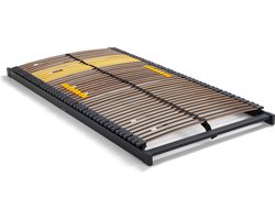 Beter Bed Bossflex 600 Lattenbodem 80 x 210 cm - Bedbodem - Vlak - Max. 120kg - Antraciet/Geel