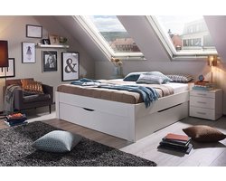 Beter Bed Butiken Bedframe met 3 Opbergladen - 180x200cm - Alpine Wit