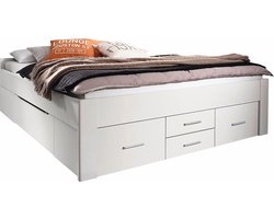Beter Bed Butiken Bedframe met 6 Opbergladen - 160x200cm - Alpine Wit