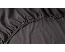 Beter Bed Select Jersey Hoeslaken - 100 x 200/210/220 cm - 100% Katoen - Matrasbeschermer - Matrashoes - Antraciet