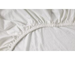 Beter Bed Select Jersey Hoeslaken - 100 x 200/210/220 cm - 100% Katoen - Matrasbeschermer - Matrashoes - Wit