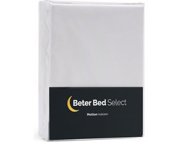 Beter Bed Select Molton 180 x 200 cm - Matrasbeschermer - Matrashoes - 30 cm - Wit