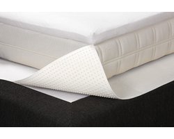 Beter Bed Splittopper Molton Hoeslaken en Anti-Slip Matrasonderlegger - Beschermingspakket Boxspring - 140x200x10 cm