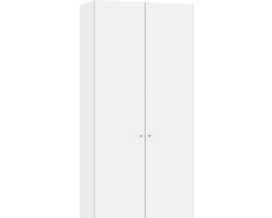 Beter Bed Switchline Kledingkast - Draaideurkast - 101x220x58.5 cm - Premium wit