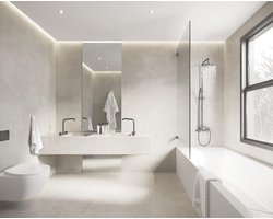 Beton Aparte - Beton Ciré Complete Badkamer Set 14 m² - kleur 38 - Sand