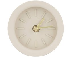 Beton Klok - Woonkamer Klok Tafelklok - Stil Wakker Worden - Scandinavisch Design - 17 x 15 x 9 cm