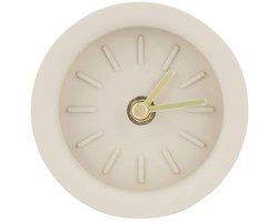 - Beton Tafelklok - Stille Quartz Alarmklok - Modern design - Perfect voor keuken - Woonkamer en slaapkamer - Ideaal voor elke ruimte