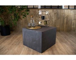 Betonlook salontafel/bijzetafel