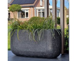 Betonnen bloembak rechthoek Odin XL (110x43x55 cm) Anthracite | Voor buiten én binnen!
