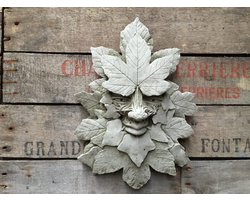 Betonnen tuinbeeld - Greenman LeafMan