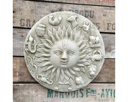 Betonnen tuinbeeld - muurornament zodiac / sterrenbeeld