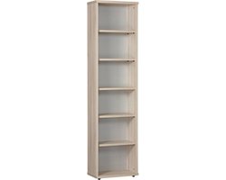 BEUK Boekenkast - Wouw - 200x52x29 cm - Licht Hout