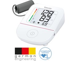Beurer BM 23 Bloeddrukmeter Bovenarm – Medisch Gecertificeerd – Manchet 22-42 cm – USB-C Aansluiting – Eenknopsbediening – Onregelmatige Hartslagdetectie – Risico-Indicator – Incl. Batterijen – 5 Jaar Garantie