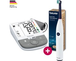 Beurer BM 53 Bloeddrukmeter Bovenarm – Aanbevolen door de Nederlandse Hartstichting + Elektrische Tandenborstel Bundel