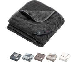 Beurer HD 65 Dark Grey Warmtedeken – Elektrische Deken 1 Persoons – 180×130 cm – Fleece Warmtedeken – Elektrische Bovendeken – 3 Warmtestanden – Automatische Uitschakeling – Machinewasbaar – 5 Jaar Garantie: exclusief bij Bol.com