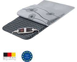 Beurer HK 125 XXL Cosy Grey Warmtekussen – Elektrisch Warmtekussen voor Rug, Nek, Schouder en Buik – Groot Formaat 60×40 cm – Superzachte Fleece – Snelle Opwarming – 6 Warmtestanden – Machinewasbaar – 5 Jaar Garantie: exclusief bij Bol.com