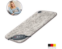 Beurer HK 126 XXL Elektrisch Warmtekussen – Extra Groot 60x30 cm – 3 Verlichte Warmtestanden – Snelle Opwarming – Superzacht - OEKO-TEX® 100 - Wasbaar op 30 °C – Voor Rug, Buik, Schouders, Nek en Voeten - 3 Jaar garantie