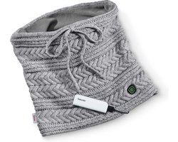 Beurer HK 37 ToGo Elektrisch warmtekussen/ Nekwarmer/ Buff – Draadloze elektrische Sjaal met Powerbank – 3 Warmtestanden – Ca. 2 Uur Draadloze Warmte – Zachte Binnenvoering – Machinewasbaar – 5 Jaar Garantie: exclusief bij Bol.com