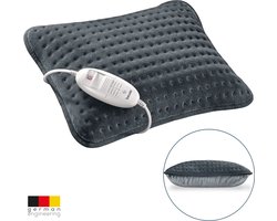 Beurer HK 48 Cosy Warmtekussen – Elektrisch Warmtekussen met Cosy Fleecehoes – 40×30 cm – Snelle Opwarming – 3 Warmtestanden – Automatische Uitschakeling – Machinewasbaar – 5 Jaar Garantie: exclusief bij Bol.com
