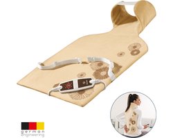 Beurer HK 58 Cosy Warmtekussen – Elektrisch Warmtekussen voor Rug en Nek – 6 Warmtestanden – Ergonomische Pasvorm met Buikriem en Klittenbandsluiting – Snelle Opwarming – Zachte Fleece – Machinewasbaar – 3 Jaar Garantie